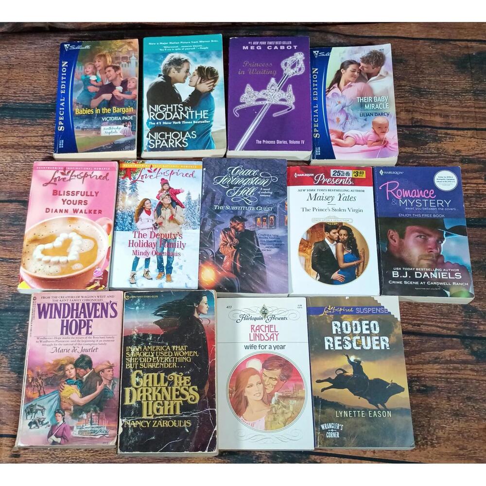 Collection of 13 Romance Novels Paperback